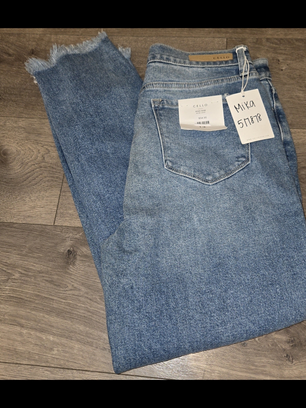 Cello Light Blue High Rise Mom Jeans